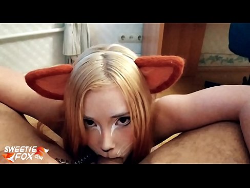 ❤️ Kitsune slikt lul en sperma in haar mond ❤️❌ Just porno at us ❌❤